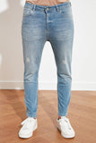 Xituodai Male Skinny Fit Cropped Jeans TMNSS21JE0054