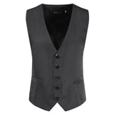 Xituodai Men&#39;s Suit Vest Slim Fit Solid Color Single Breasted Formal Business Wedding Waistcoat Gilet Homme Brand Men Suit Vest