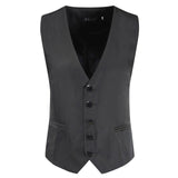 Xituodai Men&#39;s Suit Vest Slim Fit Solid Color Single Breasted Formal Business Wedding Waistcoat Gilet Homme Brand Men Suit Vest