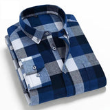 Xituodai 2022 Spring Autumn Plaid Shirt Men Cotton New Male Casual Long Sleeve Shirt  High Quality  Man Clothes