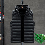 Xituodai Men Autumn and Winter Cotton Vest Camouflage Vest Women Outdoor Elastic Warmth Winter Windproof Warm Jacket Oversize