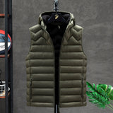 Xituodai Men Autumn and Winter Cotton Vest Camouflage Vest Women Outdoor Elastic Warmth Winter Windproof Warm Jacket Oversize