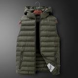 Xituodai Men Autumn and Winter Cotton Vest Camouflage Vest Women Outdoor Elastic Warmth Winter Windproof Warm Jacket Oversize