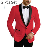Xituodai Suit Vest Pants 3 Pcs Set / 2022 Fashion New Men&#39;s Casual Boutique Business Wedding Suits Blazers Jacket Coat Trousers Waistcoat