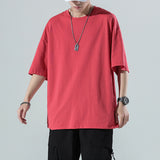 Xituodai Summer Fashion Men&#39;s T Shirt Casual Solid Short Sleeve T Shirt Mens Clothing Trend Oversized Hip-Hop Top Tees 5XL