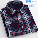 Xituodai New Arrival Fashion Super Large Summer 100% Cotton Plaid Young Men Summer Short Sleeve Casual Shirts Plus Size S-5XL 6XL 7XL 8XL