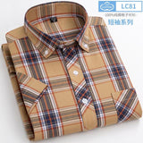 Xituodai New Arrival Fashion Super Large Summer 100% Cotton Plaid Young Men Summer Short Sleeve Casual Shirts Plus Size S-5XL 6XL 7XL 8XL