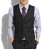 Xituodai Men&#39;s Slim Fit Mens Suit Vest Casual Suit Vest Man Black Gray Formal Businss Vest  Arrival Vests Male Waistcoat Gilet Homme