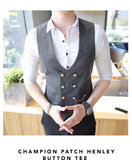 Xituodai trendy mens fashion mens summer outfits dope outfits mens street style mens spring fashion aesthetic outfiMen&#39;s Double Breasted Vest Spring New Slim Sleeveless Formal Suit Vest Gray Black Fashion Men&#39;s Business Casual Suit Vest