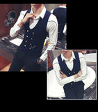 Xituodai trendy mens fashion mens summer outfits dope outfits mens street style mens spring fashion aesthetic outfiMen&#39;s Double Breasted Vest Spring New Slim Sleeveless Formal Suit Vest Gray Black Fashion Men&#39;s Business Casual Suit Vest