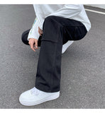 Xituodai Men Patchwork Baggy Casual Jeans Pants 2022 Mens Y2k Japanese Streetwear Denim Trousers Male Vintage Kpop Fashion Jeans