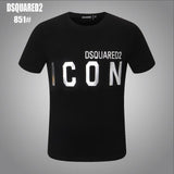 Xituodai Free shipping-Classic men&#39;s and women&#39;s cotton T-shirt with letter print O-neck short-sleeved shirt hip-hop style Dsquared2 851