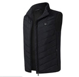 Xituodai Man Fashion Veat Heating Vest Smart USB Charging Large Size Jacket Warm Heating Winter Cotton Jacket Men Winter Warm Vest Male