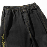 Xituodai Spring Autumn Stretched Cargo Jeans Men Black Denim Joggers Baggy Harem Pants Casual Jean Trousers Plus Size 8XL