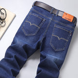 Xituodai Men Winter Straight Trousers Baggy Stretch Jean Fashion Men Casual Jeans 2022 New Autumn Lightweight Trousers Men Denim Pants