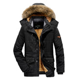 Xituodai New 2022 Men&#39;s Casual Jacket Male Fashion Winter Parkas Fur Trench Thick Overcoat Windproof Heated Jackets Cotton Warm Coats Men