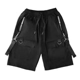 Xituodai Summer Cargo Shorts Men Techwear Japanese Harajuku Fashion Streetwear Shorts for Male Joggers Hip Hop Pants Baggy Clothing