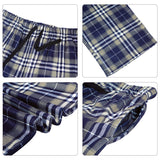 Xituodai Men&#39;s Home Pants Cotton Flannel Autumn Winter Warm Sleep Bottoms Male Plus Size Plaid Print Sleepwear Pajama Pants For Men