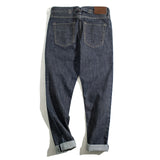 Xituodai Toolkit Vintage Denim Pants American Retro Amekaji 14.8 OZ Heavy Weight Straight Wide Leg Spring Blue Oversize Jeans