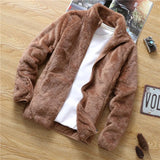 Xituodai Coral fleece Warm Men&#39;s Coat Trend Shopping Winter Jackets Version Slim 2021 New Men&#39;s Casual Fleece Jacket Male Clothes 4xl