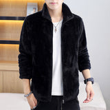 Xituodai Coral fleece Warm Men&#39;s Coat Trend Shopping Winter Jackets Version Slim 2021 New Men&#39;s Casual Fleece Jacket Male Clothes 4xl