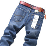 Xituodai 2022 Top Brand Best Price Comfort Straight Denim Pants Men&#39;s Jeans Business Casual Elastic Male High Quality Trousers