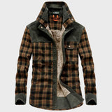 Xituodai 2022 Explosive New Brand Men&#39;s Winter Plaid Jackets Thick Cotton   Warm Long-sleeved Coats Clothing Europeam American Jacket Men