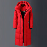 Xituodai 2022 New Coed Winter Cold resistant Down Jacket -30 High Quality Men&#39;s Women X-Long（Winter) Warm Fashion Brand Red Parkas 5XL