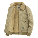 Xituodai Men Jacket Brand 2022 Winter New Thicken Fleece Warm Casual Jacket Men Coat Lamb Wool Fashion Military Windbreaker Jackets Men&#39;s