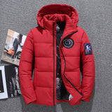 Xituodai Men&#39;s White Duck Down Jacket Coat Winter Warm Hooded Thick Puffer Parka High Quality Casual Fashion Windbreaker Down Jacket Men