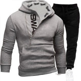 Xituodai Men Casual Tracksuit Sweatshirt+Sweatpant 2 Pieces Set Men&#39;s Sportswear Outfit Autumn Winter Hooded Male Pullover Hhoodies Suit