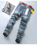 Xituodai Brand  More Colors Jeans Jeans Exclusive Design Casual Denim Jeans Men Straight Slim  Stretch Men Jeans Vaqueros Hombre