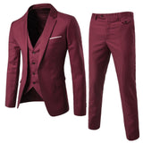 Xituodai Men Spring 2 Pieces Classic Blazers Suit Sets Men Business Blazer  +Pants Suits Sets Autumn Men Wedding Party Set