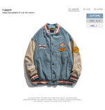 Xituodai Autumn Winter 2021 Men&#39;s Baseball Jackets Embroidered American Letters Thick Corduroy Coat Male Harajuku Retro Uniform