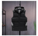 Xituodai Men&#39;s Padded Vest Autumn Winter Warm Puffy Waistcoat Sportive Windproof Coat Quilting Thick Jacket Outwear Male Clothes
