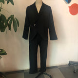 Xituodai Black 2 Pieces Men&#39;s Classic Suit Sets Male Blazer Fashion Man Clothing OL Office Wear 2022 Suit Male Blazer And Pants Suits