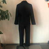 Xituodai Black 2 Pieces Men&#39;s Classic Suit Sets Male Blazer Fashion Man Clothing OL Office Wear 2022 Suit Male Blazer And Pants Suits