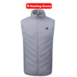 Xituodai New USB Electric Heated Vest Winter Smart Heating Jackets Men Women Thermal Heat Clothing Plus size Hunting Coat P8101C