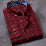 Xituodai Men&#39;s Plaid Dress Shirts Male High Quality Long Sleeve Slim Fit Business Casual Shirt Plus Size 6XL