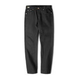 Xituodai high-end dark Jeans Size 28 to 36 Retro 14.5oz Classic Cotton Slim Straight Original Jeans  Color Cotton Pants