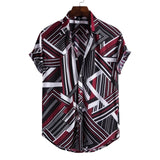 Xituodai Men&#39;s Short Sleeve Male Shirts for Mens Social Luxury Man Designer Clothes Hawaiian  Fashionable Elegant Classic Fashion 2021