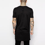 Xituodai 2022 Brand New Clothing Mens Black Mens Long T shirt Tops Hip Hop Man T-shirt Short Sleeve Casual Men Tee shirts For Male