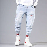 Xituodai 2022 New Streetwear Hip Hop Cargo Pants Men&#39;s jeans Cargo Pants Elastic Harun pants Joggers Pants In Autumn and Spring Men Cloth