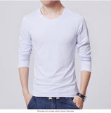 Xituodai 2022 MRMT Brand New Men&#39;s T-Shirts Long Sleeve Slim Men T-Shirt Young Man Pure Color Tops Tees Shirt O-Neck For Male Boys Tshirt