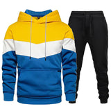 Xituodai Men&#39;s Tracksuit Casual Hoodies and Sweatpants Two Piece Sets Winter Sports Suit Outdoor Sweatshirt Set Fashion Male Clothing
