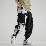 Xituodai Men&#39;s Cargo Pants 2022 Fashion Multi-pockets Joggers Streetwear Style Wide Leg Loose Pants Hip Hop Sweatpants