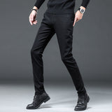 Xituodai 2022 Autumn Winter Business Suit Pants Men&#39;s Elastic Waist Casual Trousers High Quality Formal Work Pants For Men costume Homm