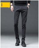 Xituodai 2022 Autumn Winter Business Suit Pants Men&#39;s Elastic Waist Casual Trousers High Quality Formal Work Pants For Men costume Homm