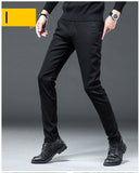 Xituodai 2022 Autumn Winter Business Suit Pants Men&#39;s Elastic Waist Casual Trousers High Quality Formal Work Pants For Men costume Homm