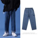 Xituodai Men Streetwear Blue Jeans 2022 Women Black Jeans Korean Fashions Harem Pants Male Denim Pants OverSize